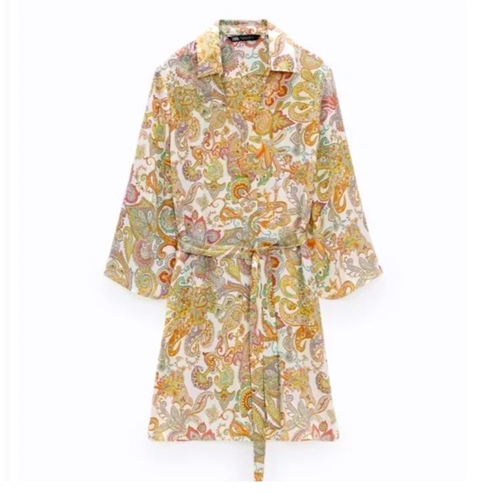 Zara Paisley Print Tunic
Dress Flowy Kimono - Multicolor